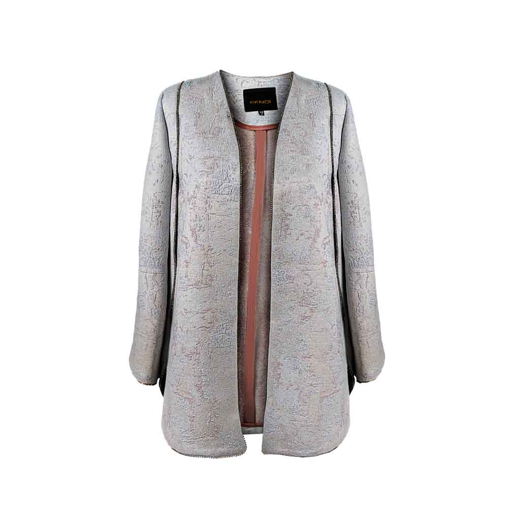 کت ژاکارد آستین لاله  