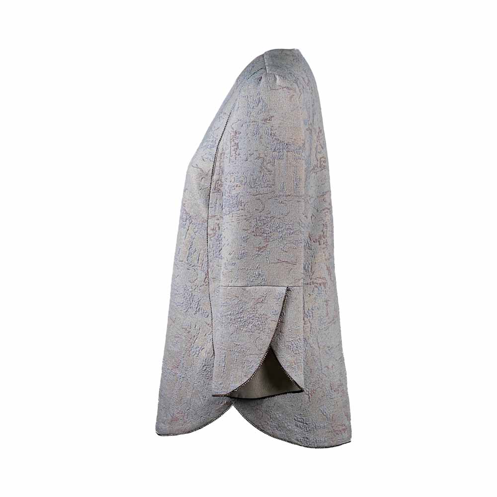 کت ژاکارد آستین لاله  