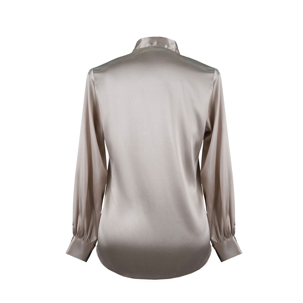 شومیز یقه فنچ ساتن LX  