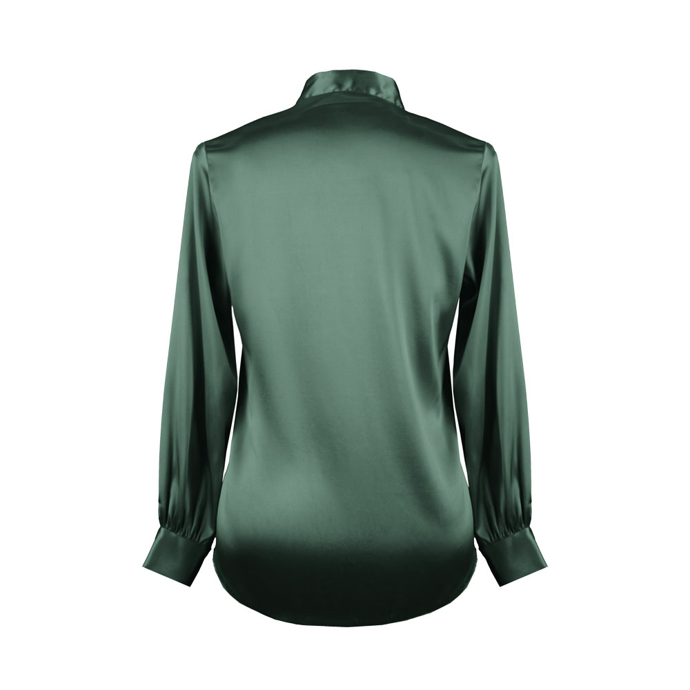 شومیز یقه فنچ ساتن LX  