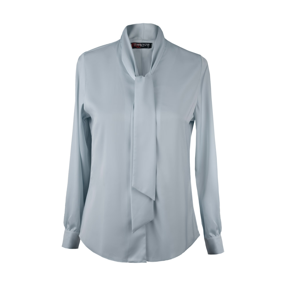 شومیز یقه فنچ ساتن LX  